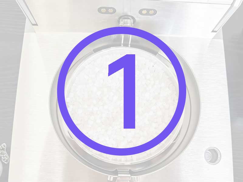 Rules for 5KG free water electret masterbatch samples, rule No.1.