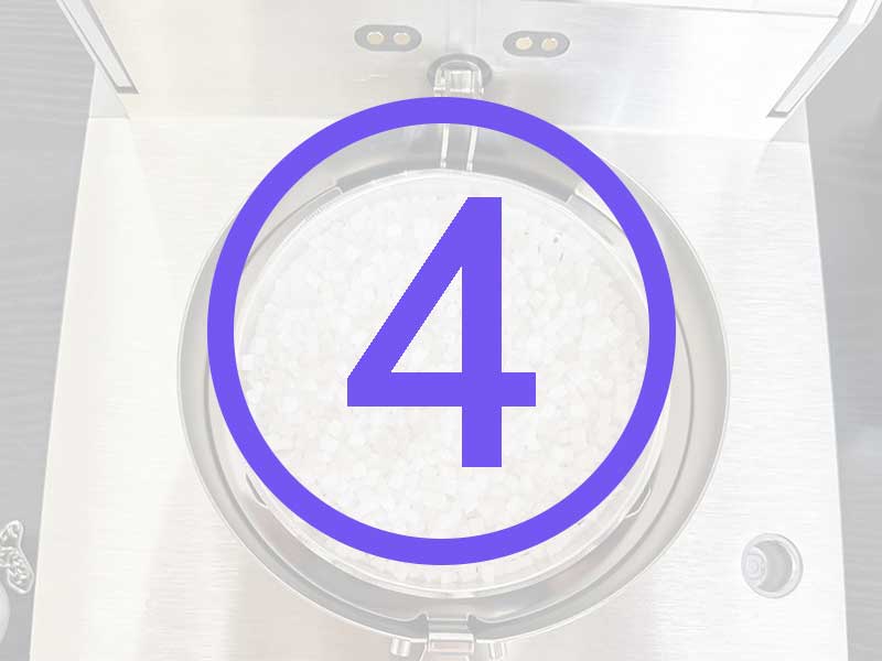 Rules for 5KG free water electret masterbatch samples, rule No.4.