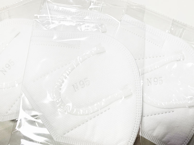 N95 masks, photo by NAVIGATOR, we are the supplier of water electret charging material for meltblown nonwovens.