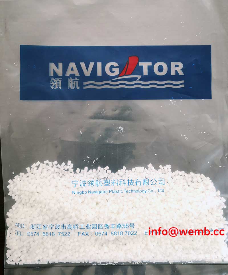 EP-300 water electret-masterbatch manufactured by Ningbo NAVIGATOR.
