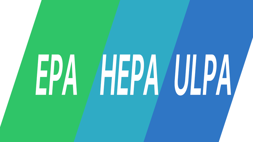 What types of particles can a EPA/HEPA/ULPA filters capture?