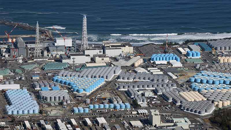 Fukushima's Radioactive Wastewater Tanks. Image by science.org.