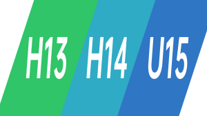 difference between H13, H14, U15 level air filtration efficiency.