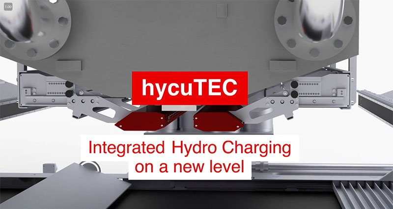 Oerlikon hycuTEC hydro charing machine.